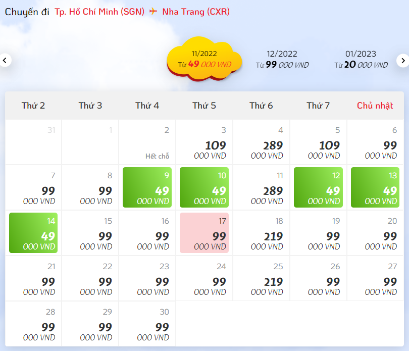 vé máy bay giá rẻ đi Nha Trang